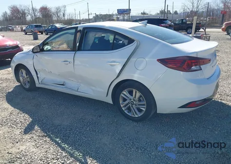 2019 Hyundai Elantra Sel z USA, uszkodzony, nr VIN 5NPD84LF7KH403609